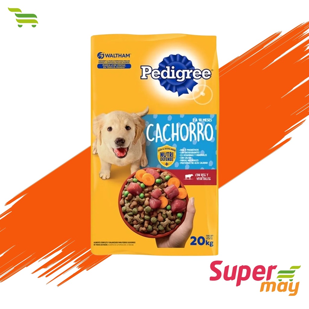 PEDIGREE CACHORRO CROQUETA 20 KG