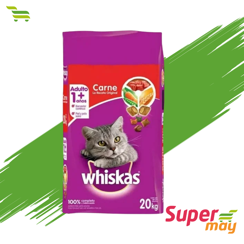 WHISKAS CROQUETA 20 KG