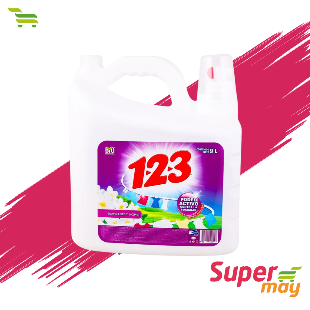 123 DETERGENTE LIQUIDO 9 LT