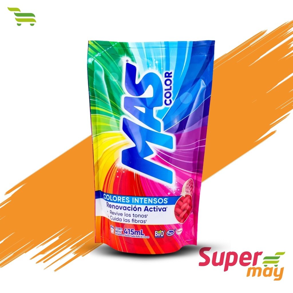 MAS COLOR DETERGENTE LIQUIDO 415 ML