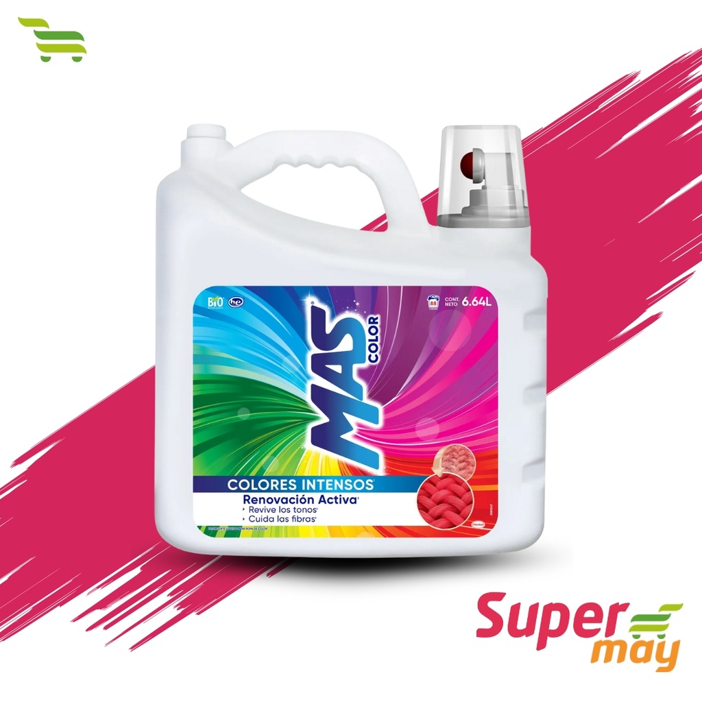 MAS COLOR DETERGENTE LIQUIDO 6.64 LT