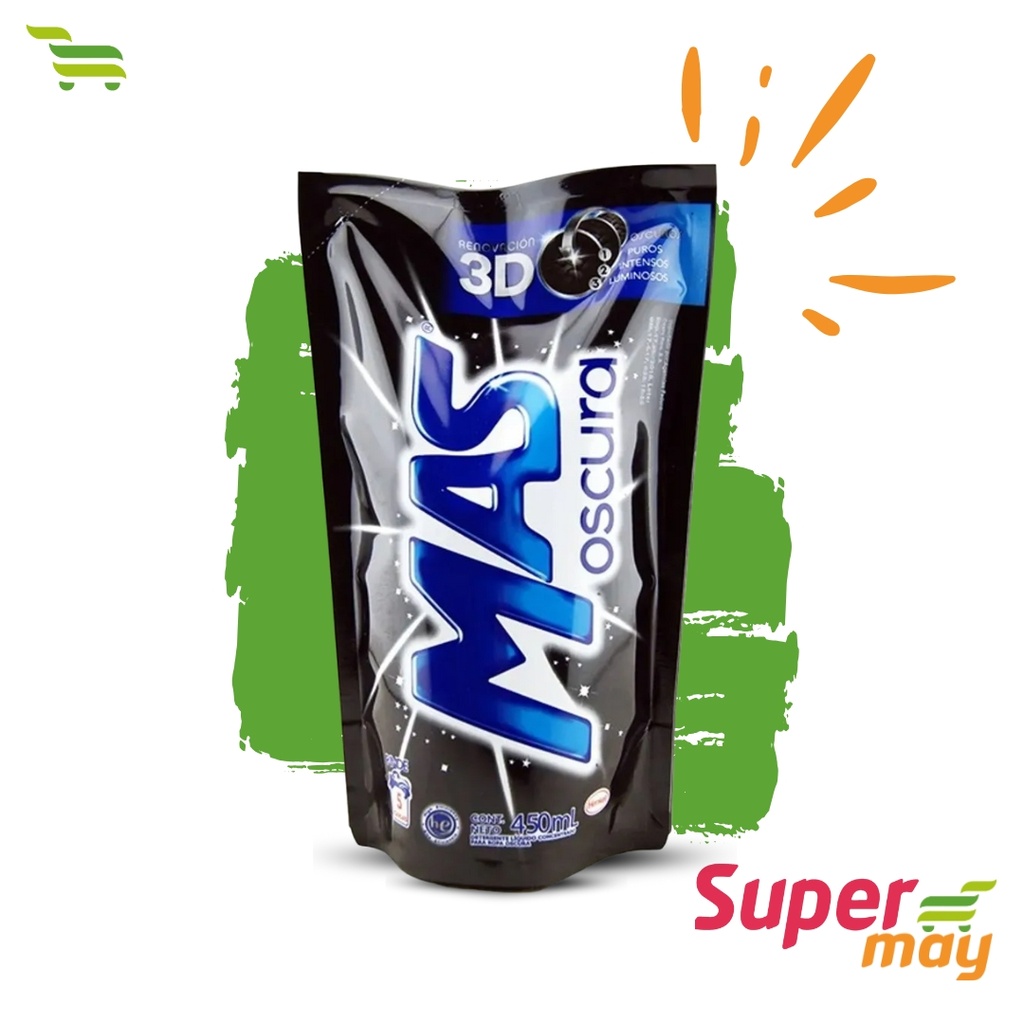 MAS OSCURA DETERGENTE LIQUIDO 415 ML