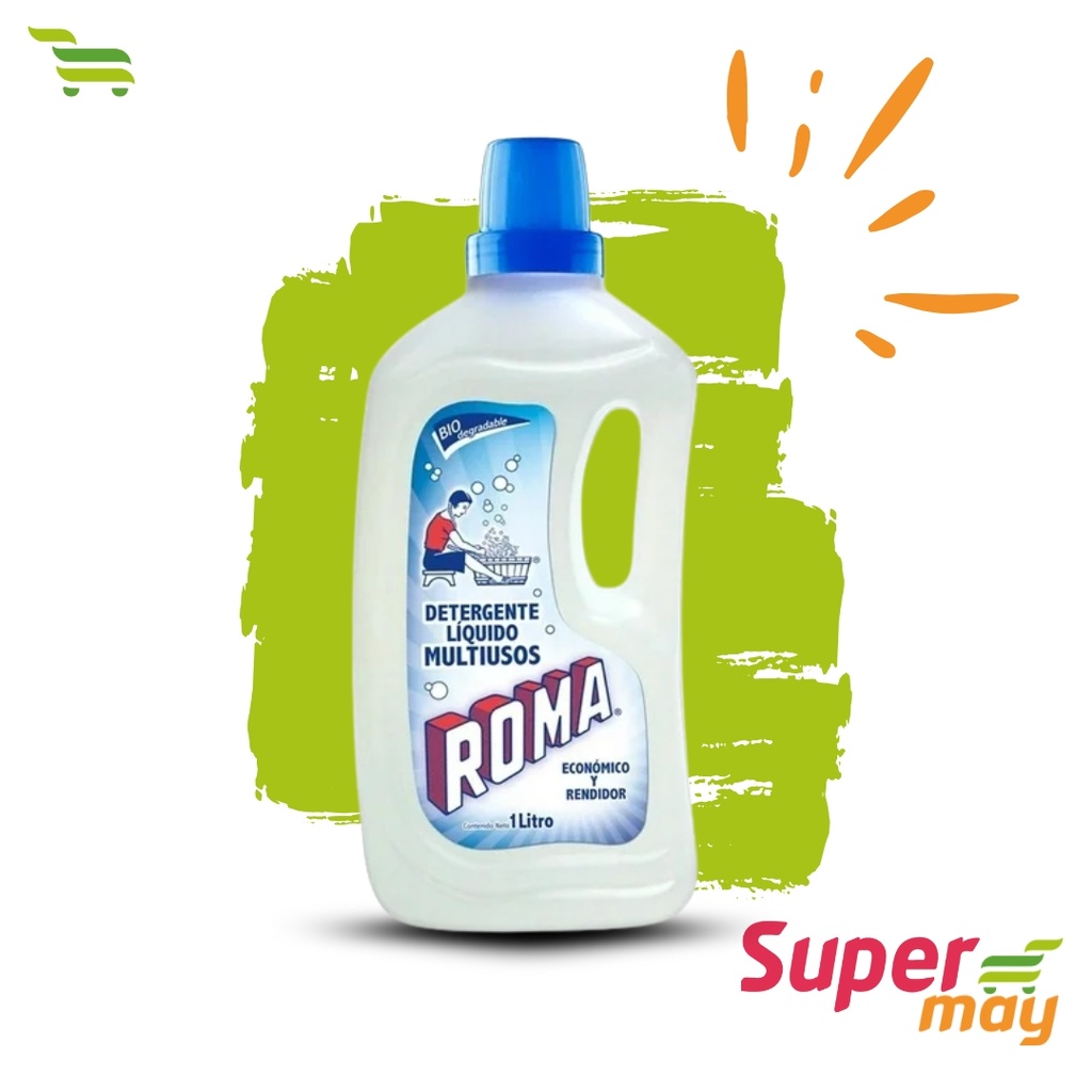 ROMA DETERGENTE LIQUIDO 1 LT