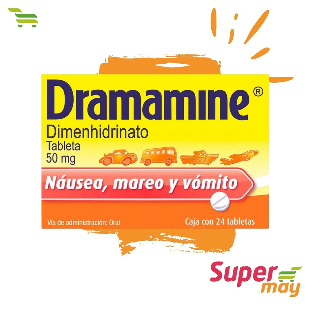 DRAMAMINE 50 MG 24 UDS