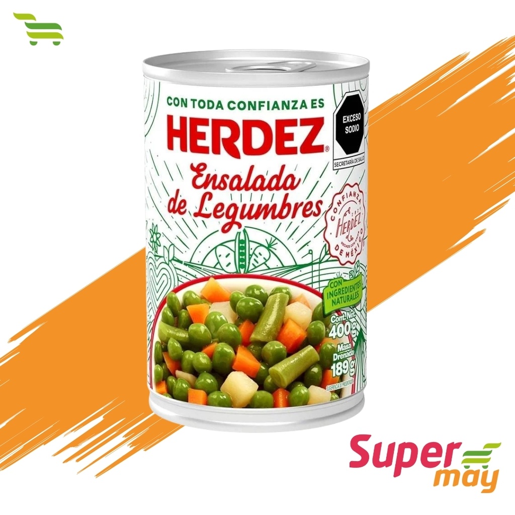 HERDEZ ENSALADA LEGUMBRES 400 GR