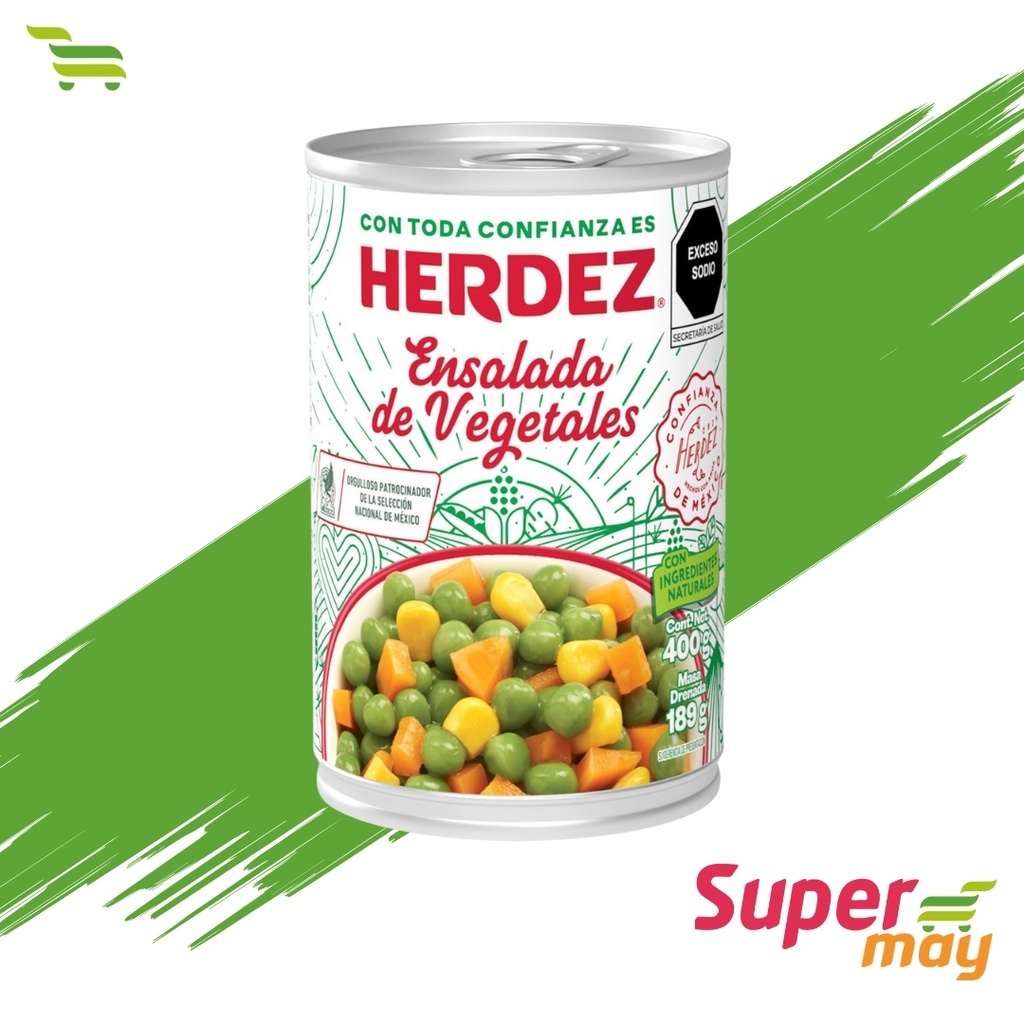 HERDEZ ENSALADA VEGETALES 400 GR