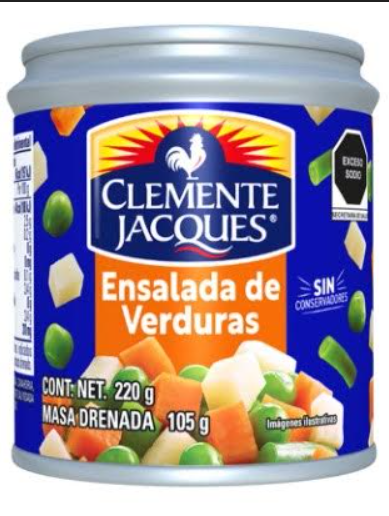 CLEMENTE ENSALADA/VERD 220 GR