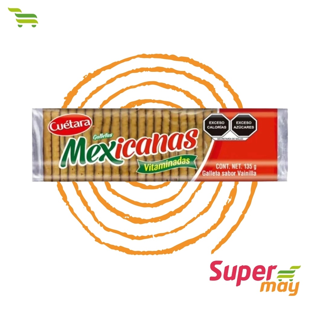 CUETARA MEXICANAS GALLETAS 135 GR