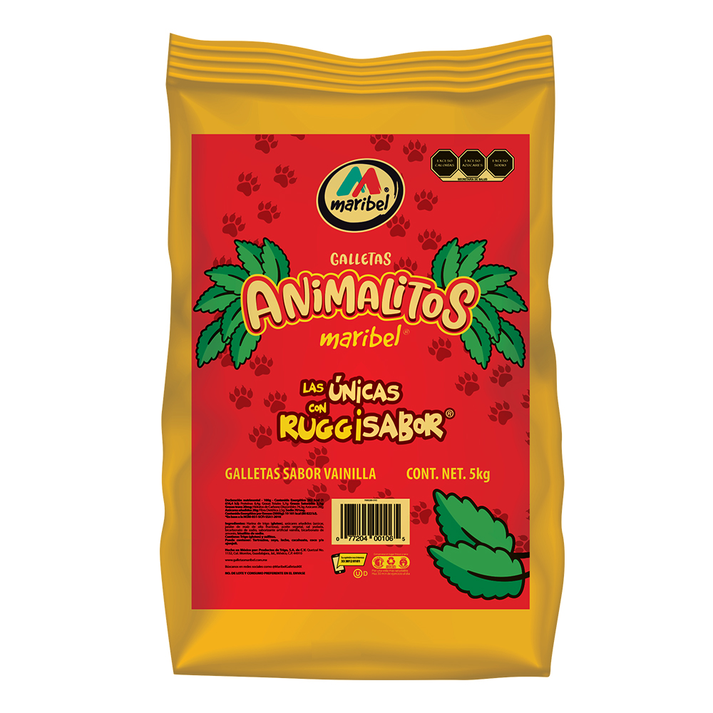 MARIBEL ANIMALITOS GALLETAS 5 KG