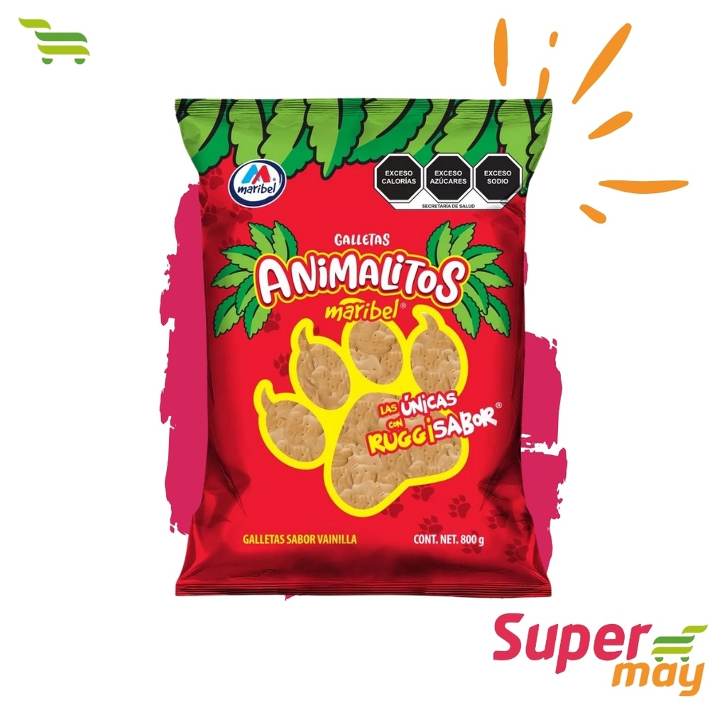 MARIBEL ANIMALITOS GALLETAS 800 GR