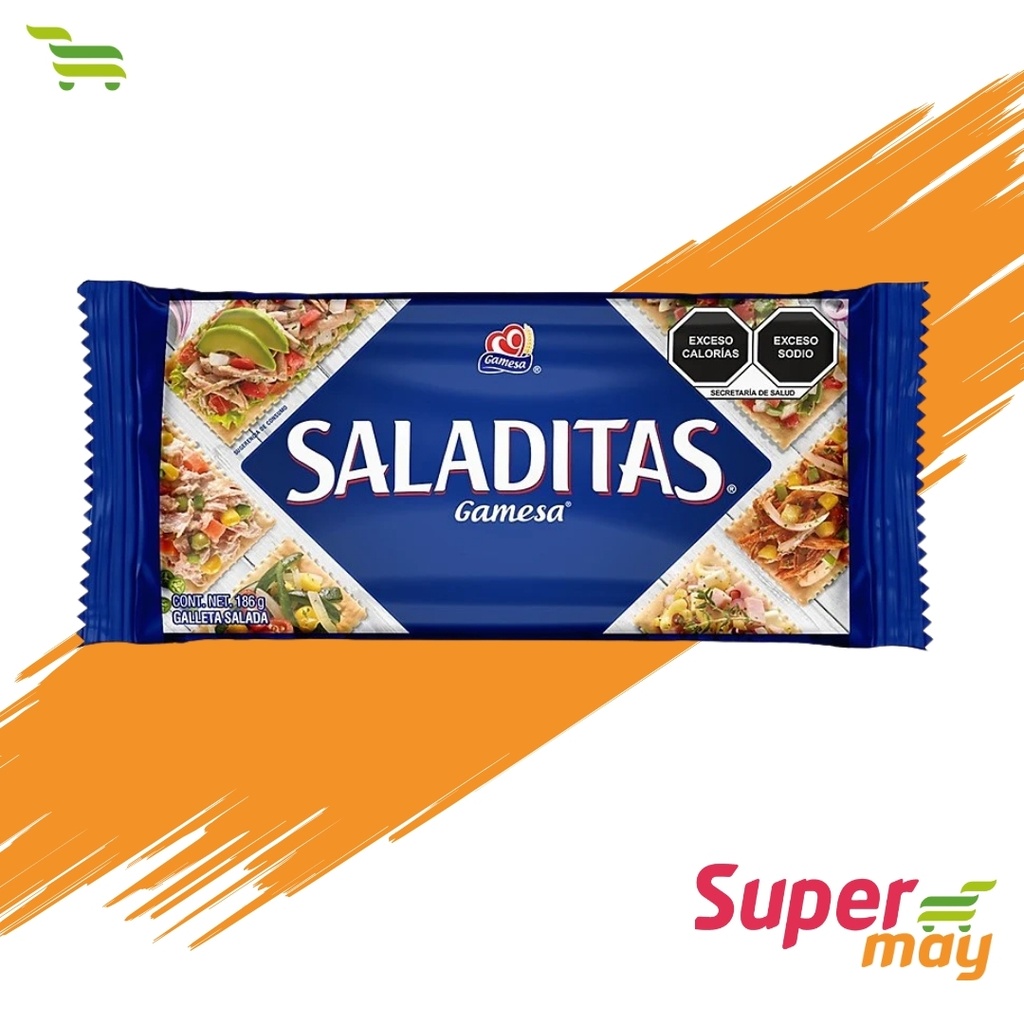 GAMESA SALADITAS GDE GALLETAS 186 GR
