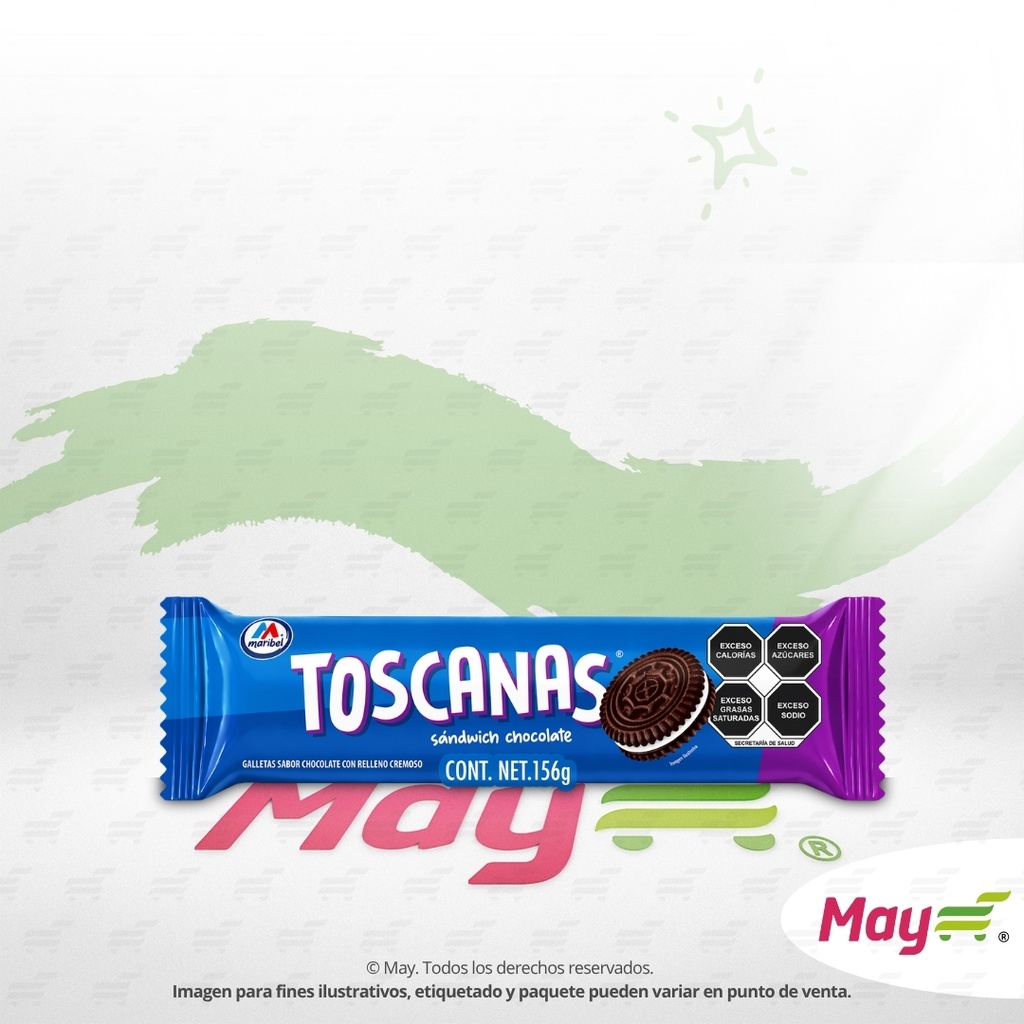 MARIBEL TOSCANA CHOCOLATE GALLETAS 156 GR