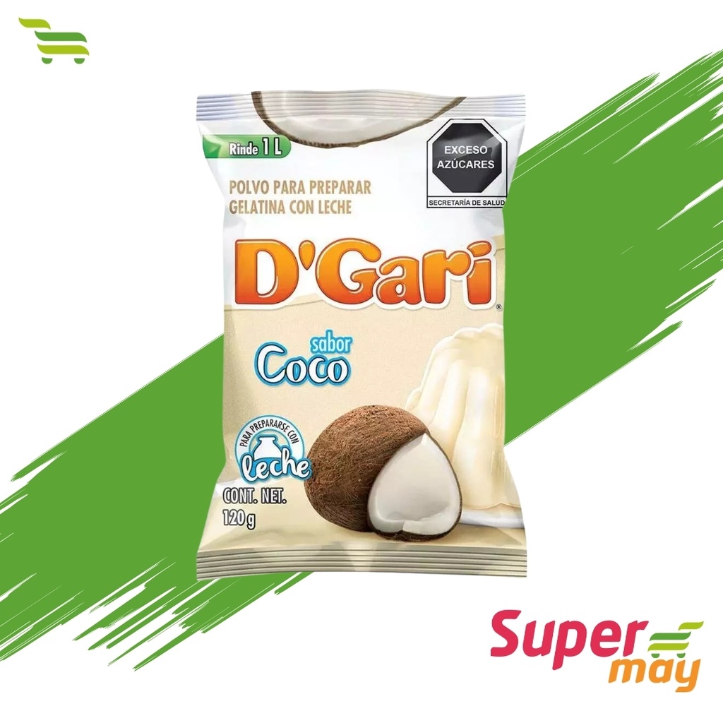 DGARI COCO GELATINA 120 GRD