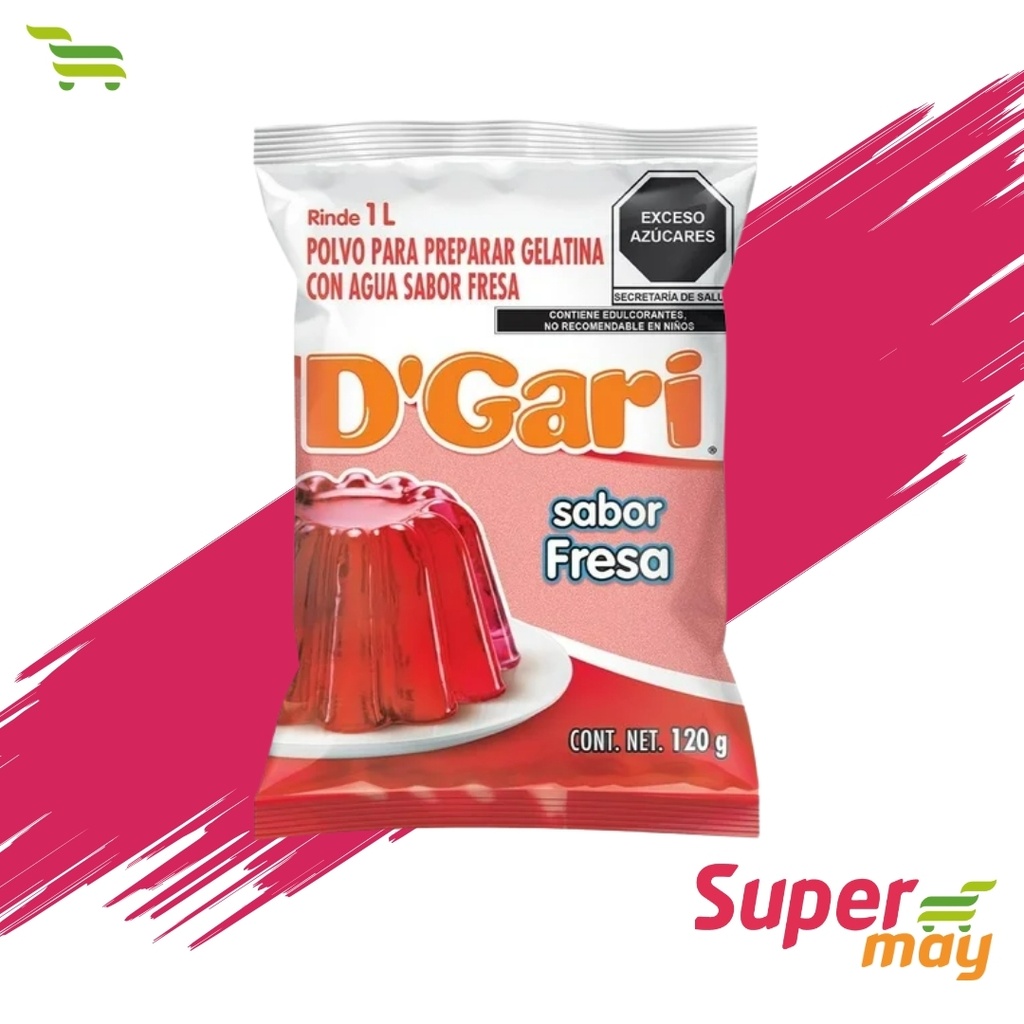 DGARI FRESA GELATINA 120 GR
