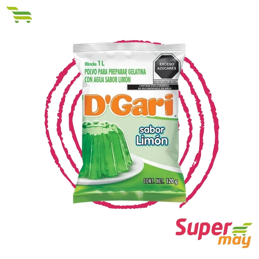 DGARI LIMON GELATINA 120 GR
