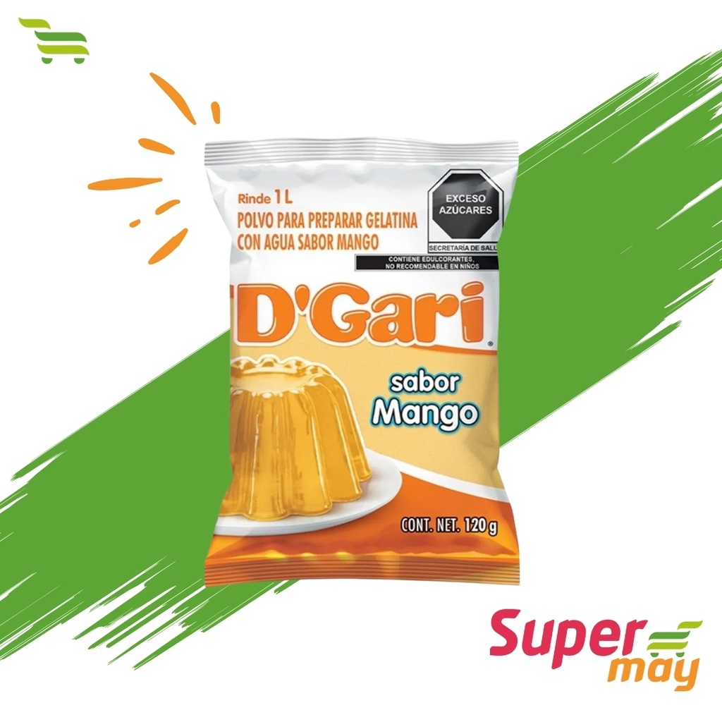 DGARI MANGO GELATINA 120 GR