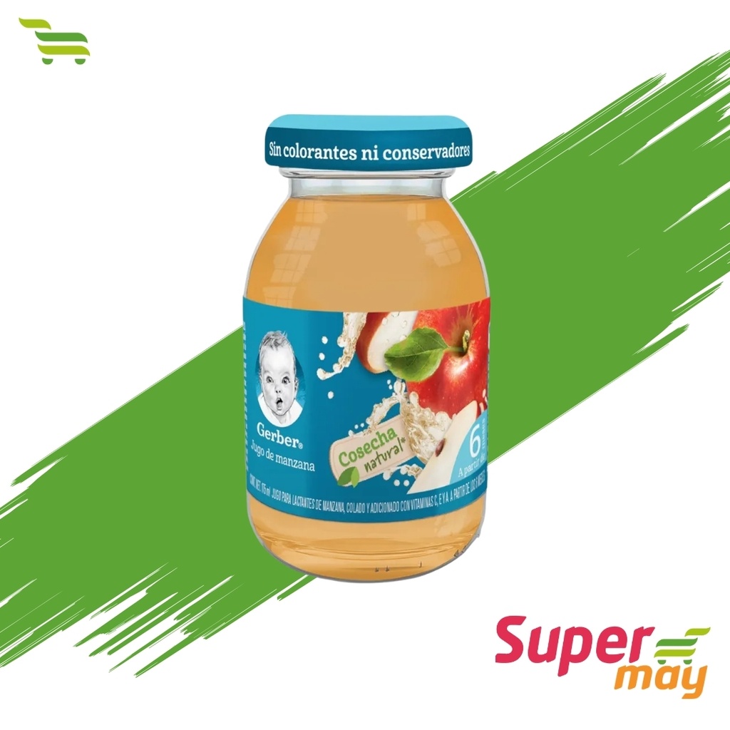GERBER E2 MANZANA JUGO 175 ML