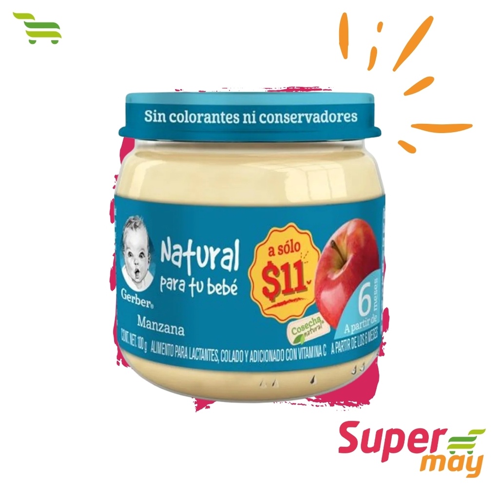 GERBER E2 MANZANA PAPILLA 100 GR