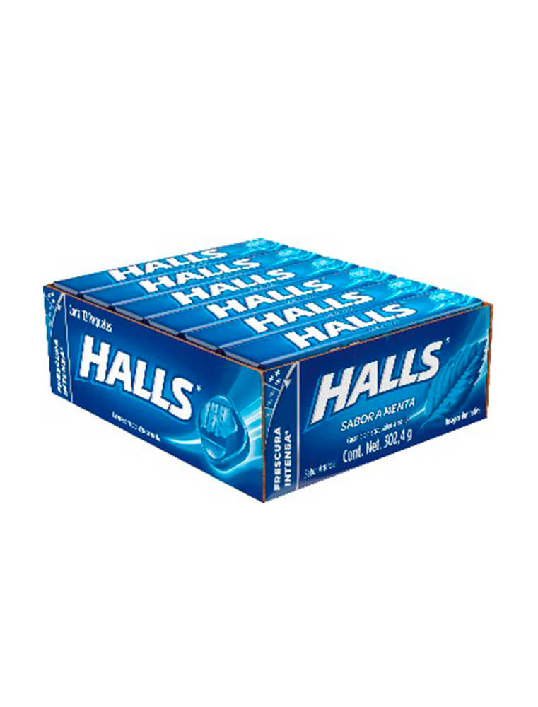 HALLS MENTA CARAMELO EXH/12 UDS