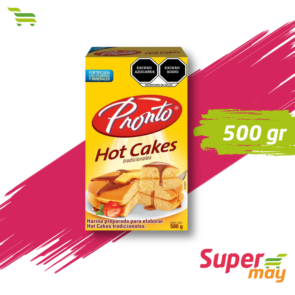 PRONTO HOT CAKES HARINA 500 GR