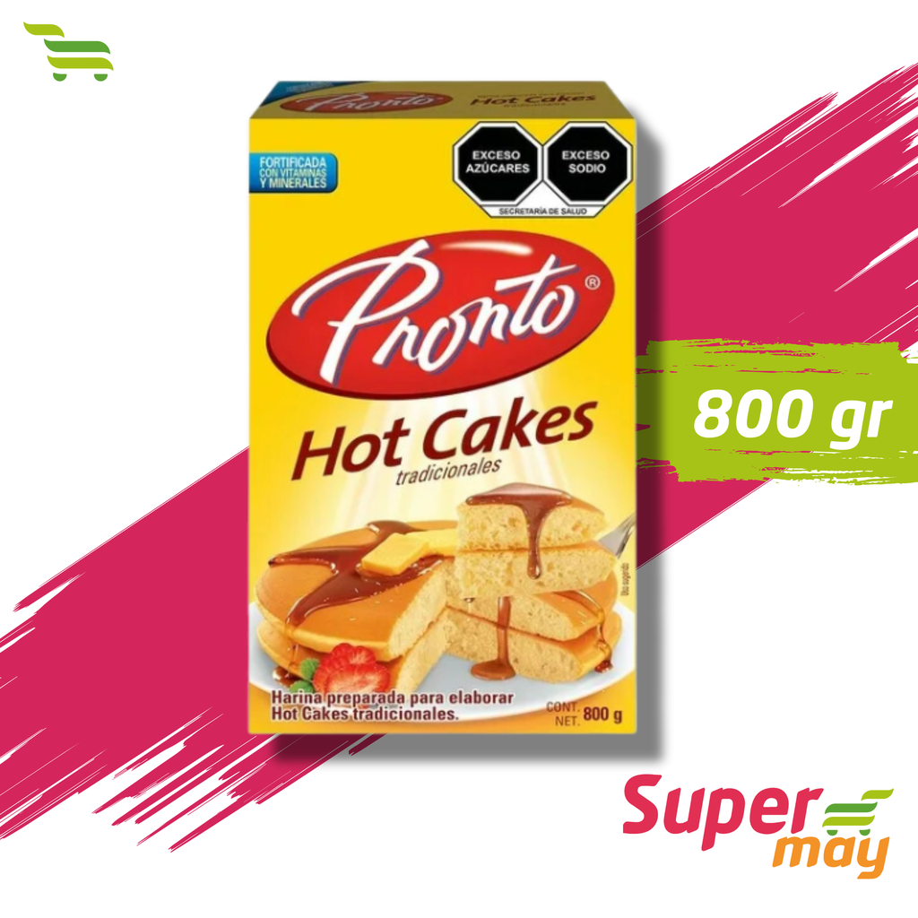 PRONTO HOT CAKES HARINA 800 GR