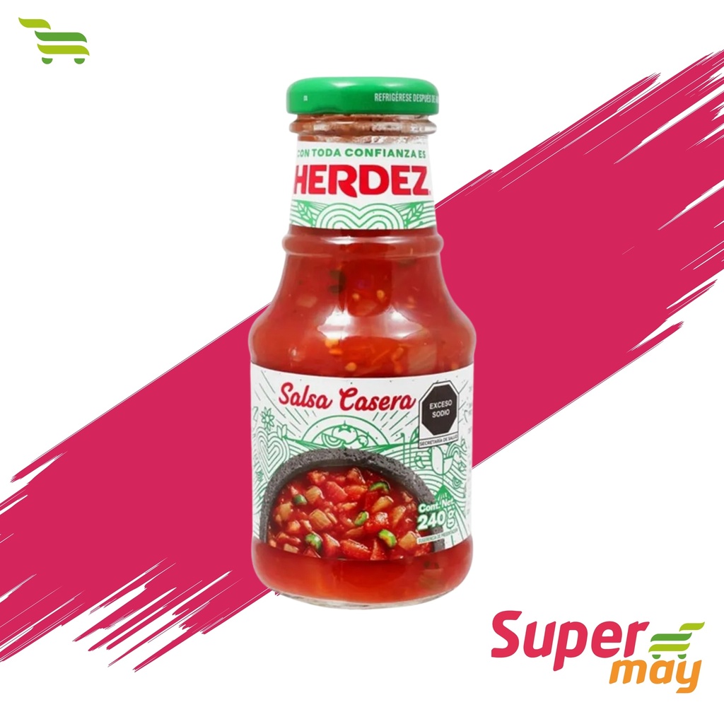HERDEZ CASERA ROJA SALSA 240 GR