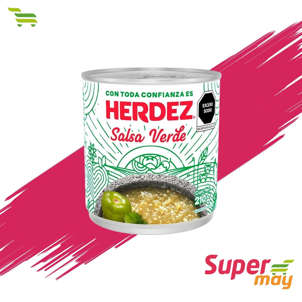 HERDEZ CASERA VERDE SALSA 210 GR