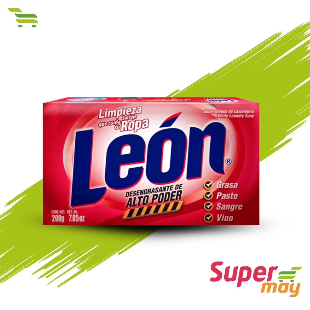 LEON ALTO PODER JABON LAVANDERIA 350 GR