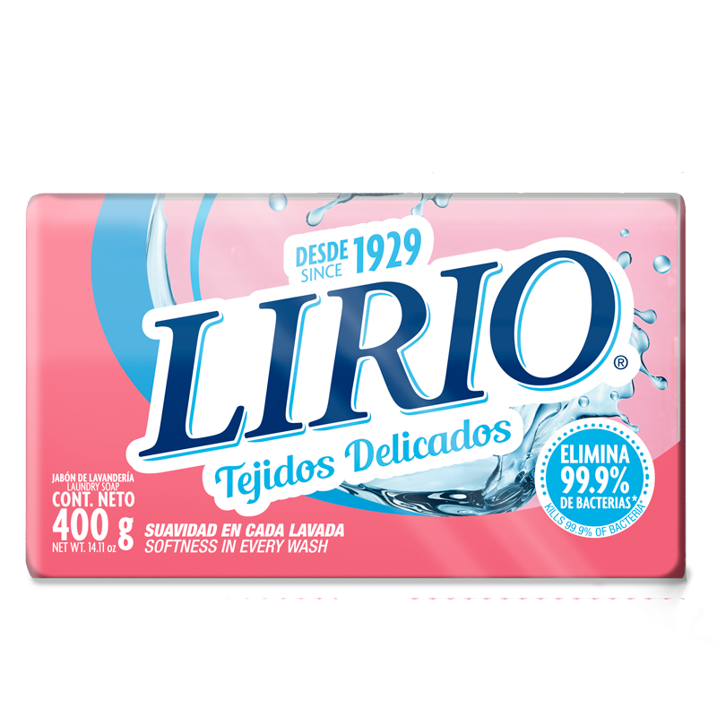 LIRIO ROSA JABON LAVANDERIA 400 GR