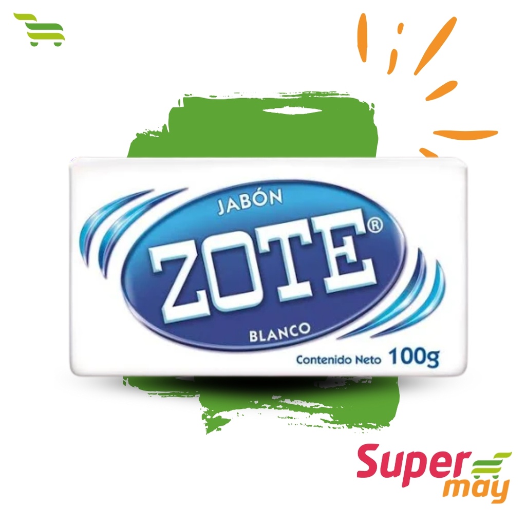 ZOTE BLANCO JABON LAVANDERIA 100 GR