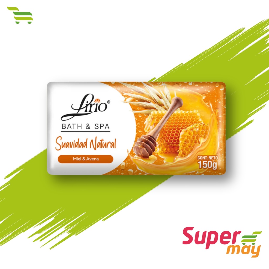 LIRIO AVENA MIEL JABON 150 GR