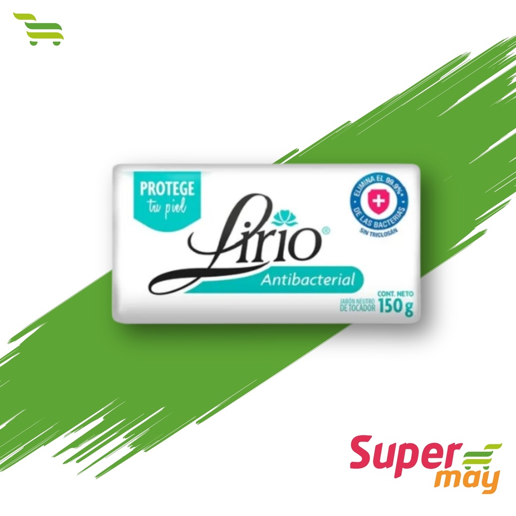 LIRIO ANTIBACTERIAL JABON 150 GR