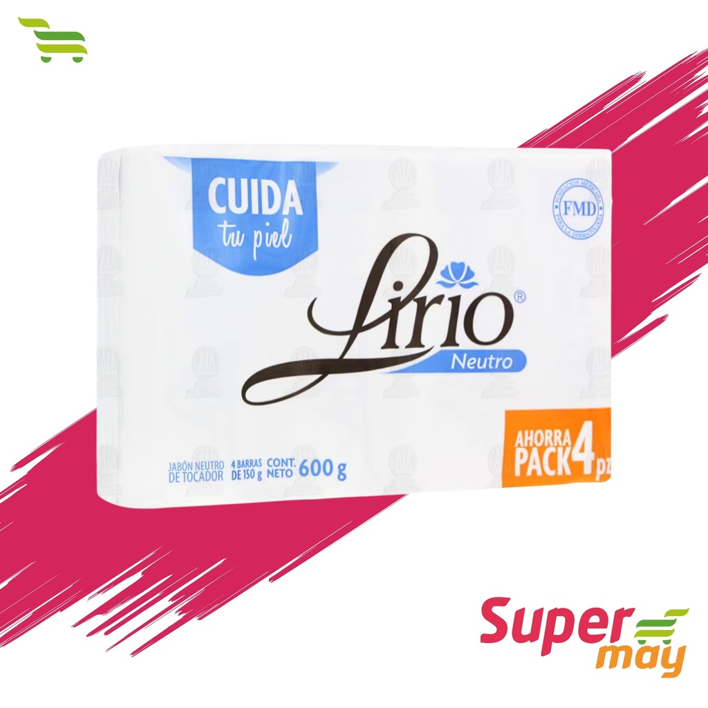 LIRIO NEUTRO JABON EXH/4 150 GR