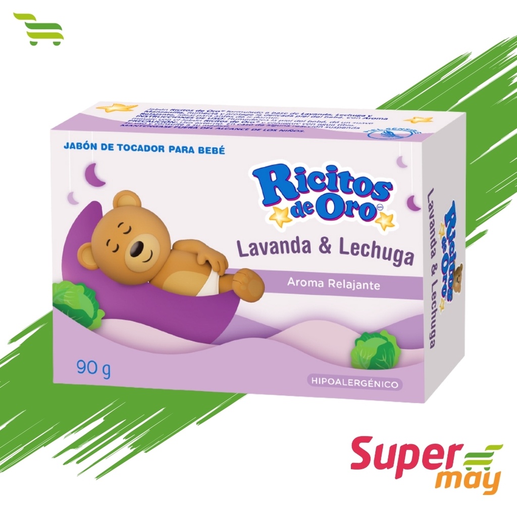 RICITOS DE ORO LAVANDA JABON 90 GR