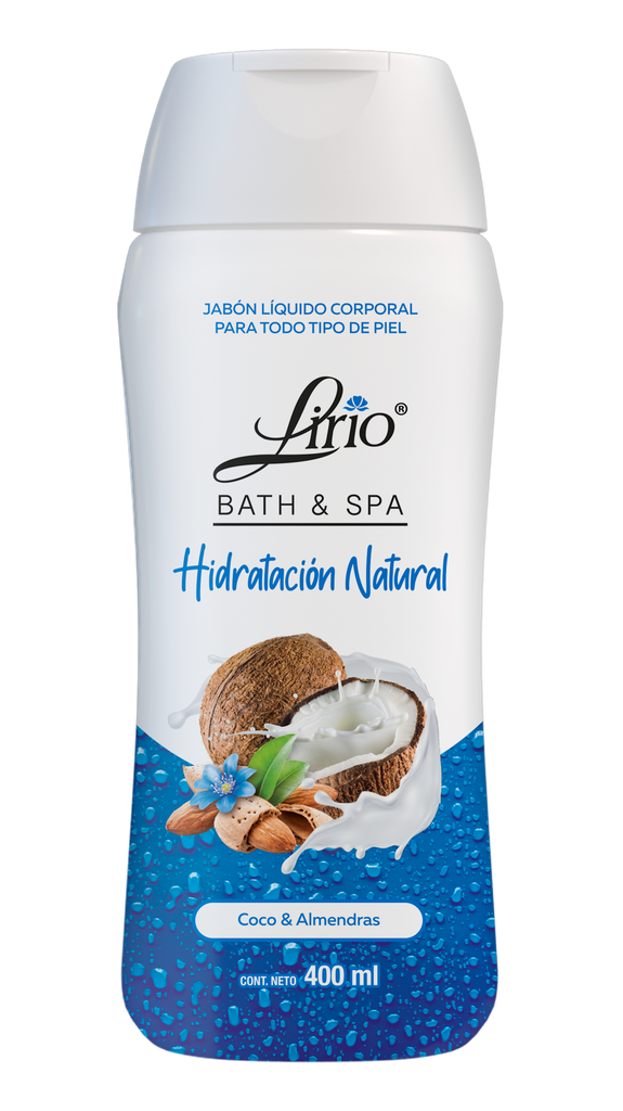 LIRIO COCO ALMENDRA JABON LIQ 400ML