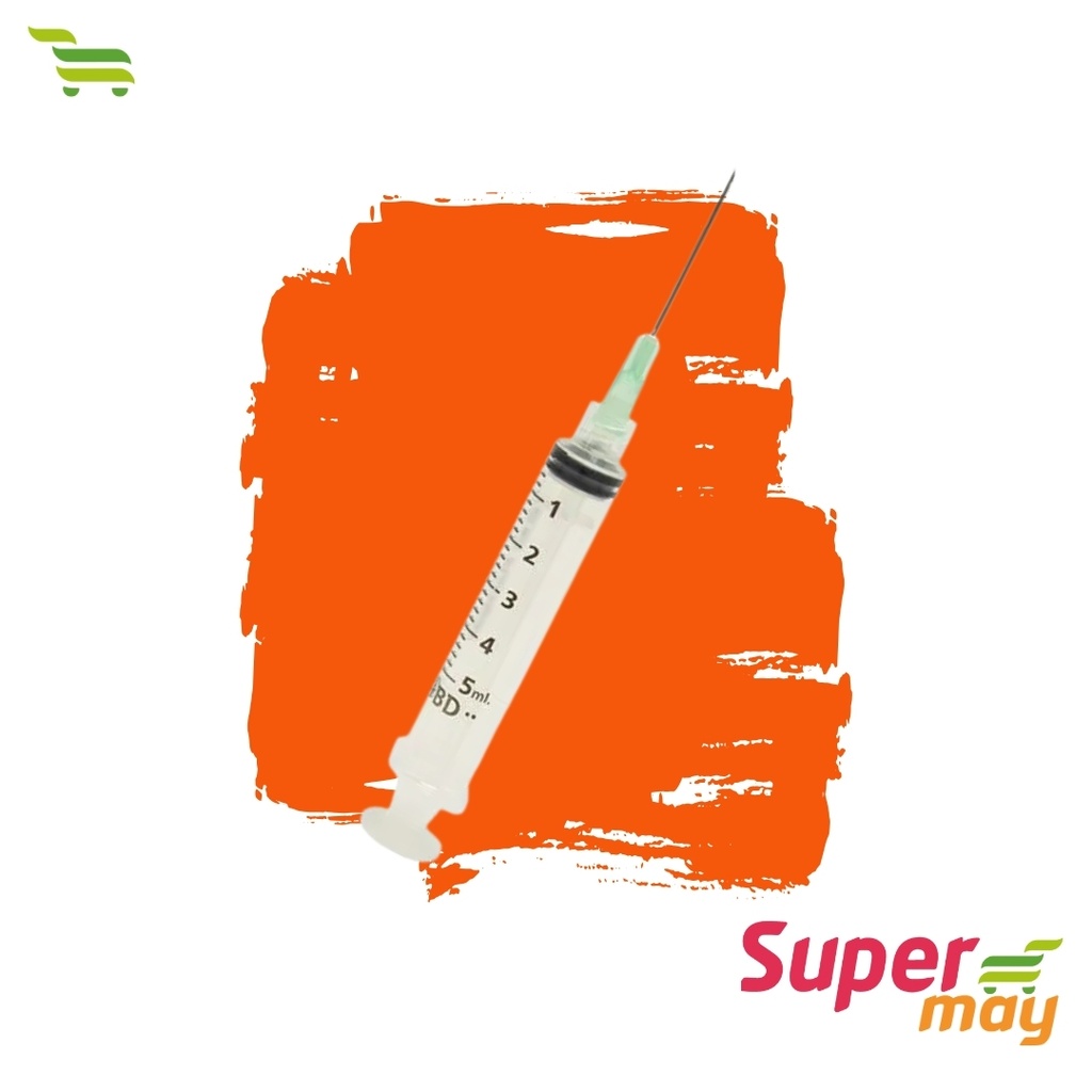 BD 5 ML JERINGA C/5 UDS