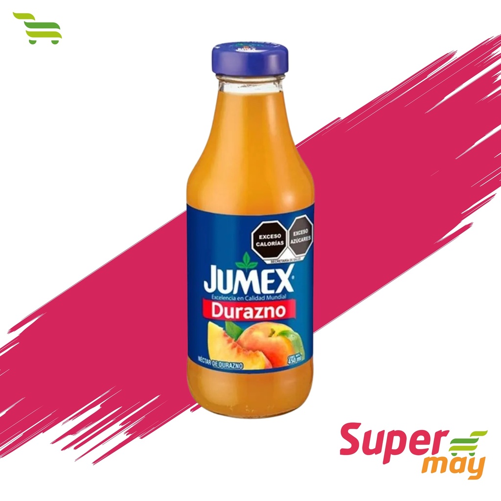 JUMEX BOTELLA DURAZNO JUGO 413 ML