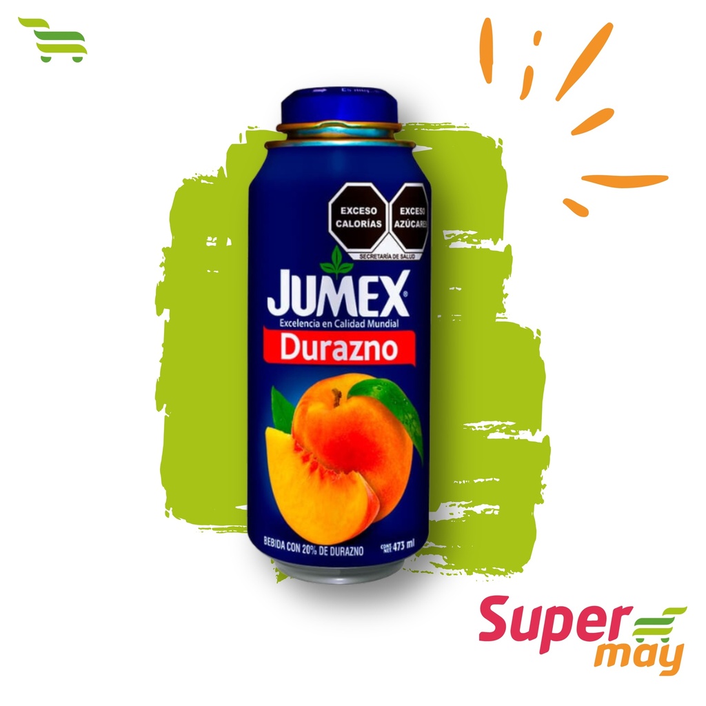 JUMEX LATA BOT DURAZNO JUGO 473 ML