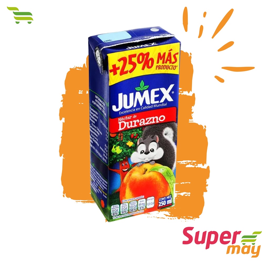 JUMEX MINI DURAZNO JUGO 237 ML