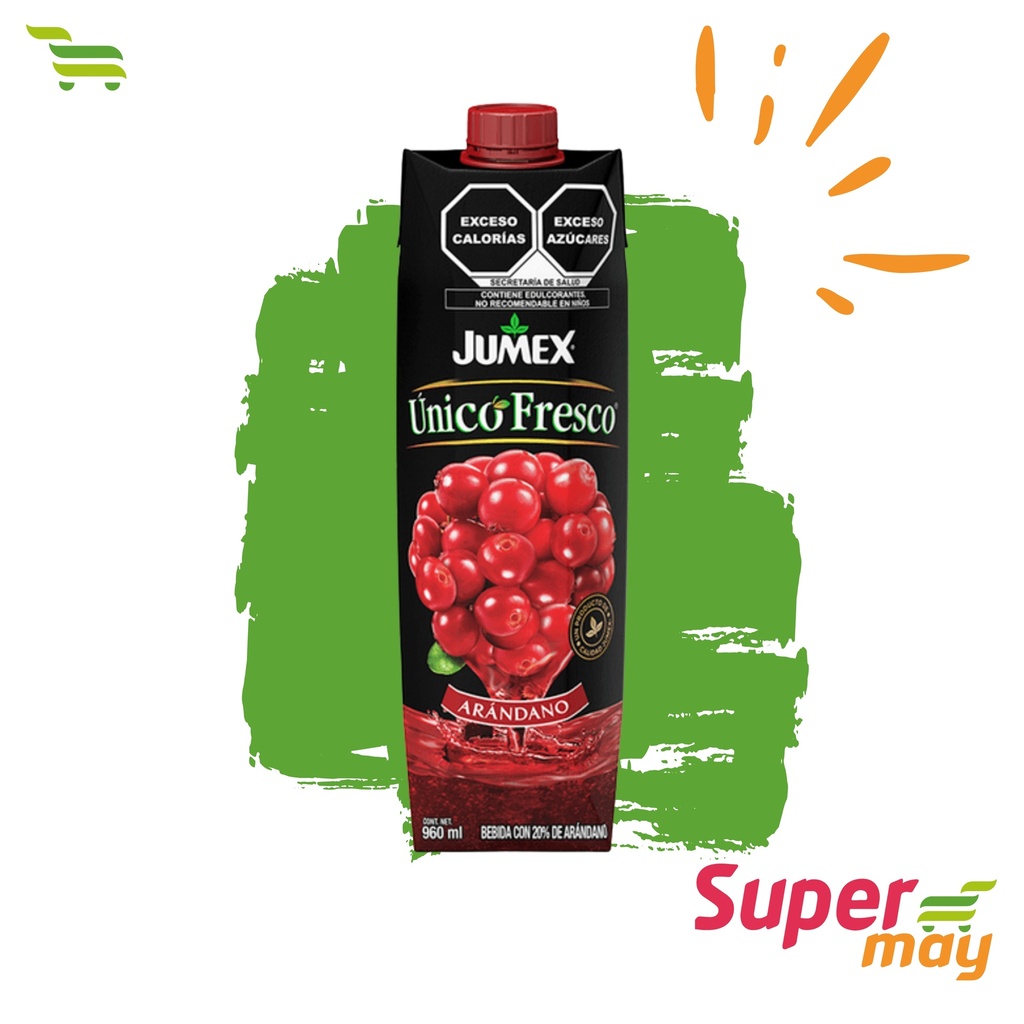 JUMEX TETRA ARANDANO JUGO 1 LT