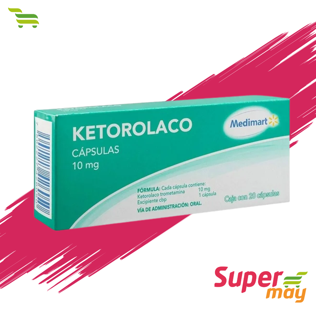 KETOROLACO CAPSULA GEL EXH 10 UDS