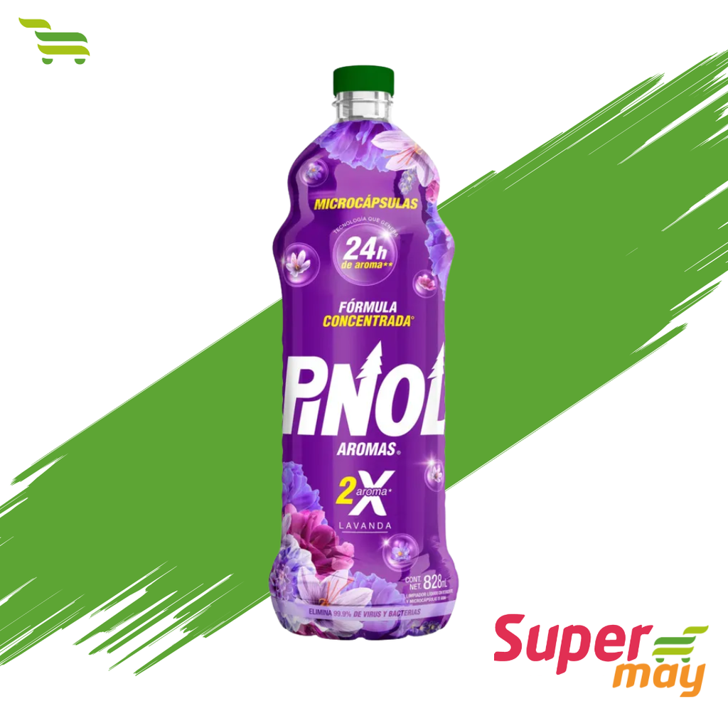 PINOL AROMAS LAVANDA LIMPIADOR 828 ML