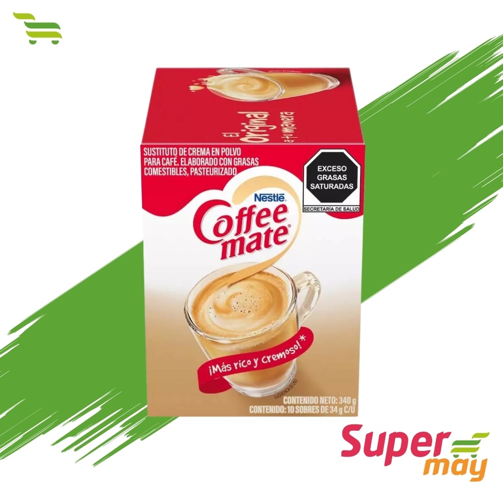 COFFEE MATE SUSTITUTO EXH/10 SOBRES 34 GR