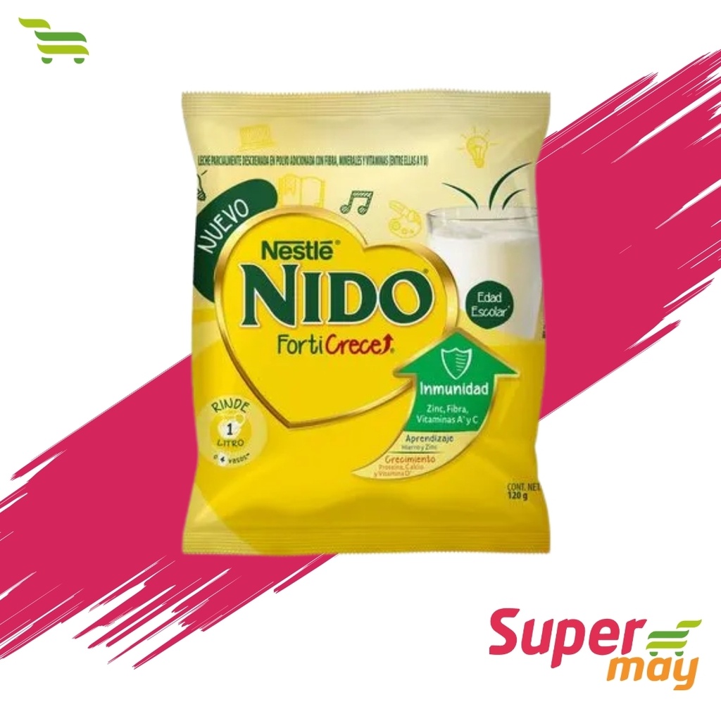 NESTLE NIDO CLASICA LECHE SOBRE 120 GR