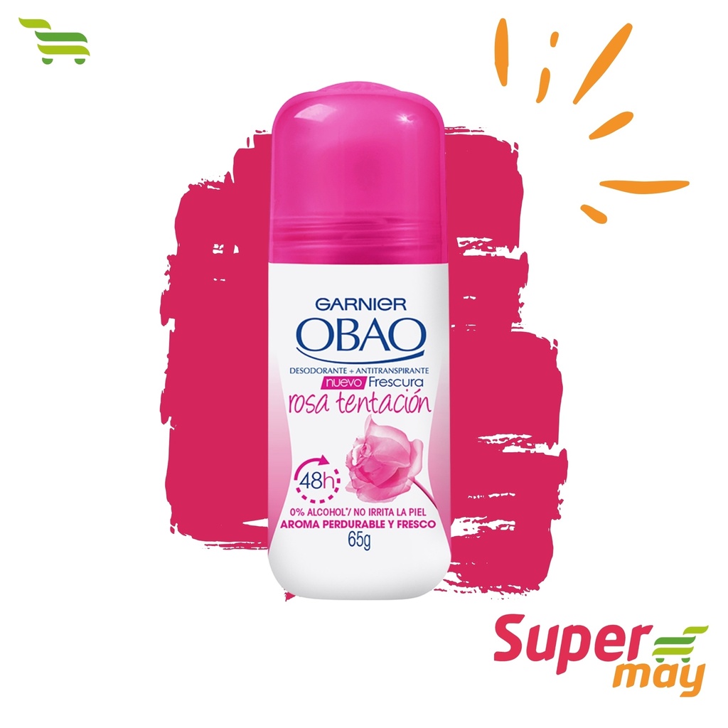 OBAO ROSA TENTACION DESODORANTE 65 GR