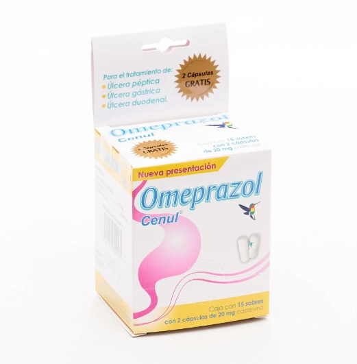 OMEPRAZOL CENUL EXH 15 C/2 CAPSULAS 20 MG