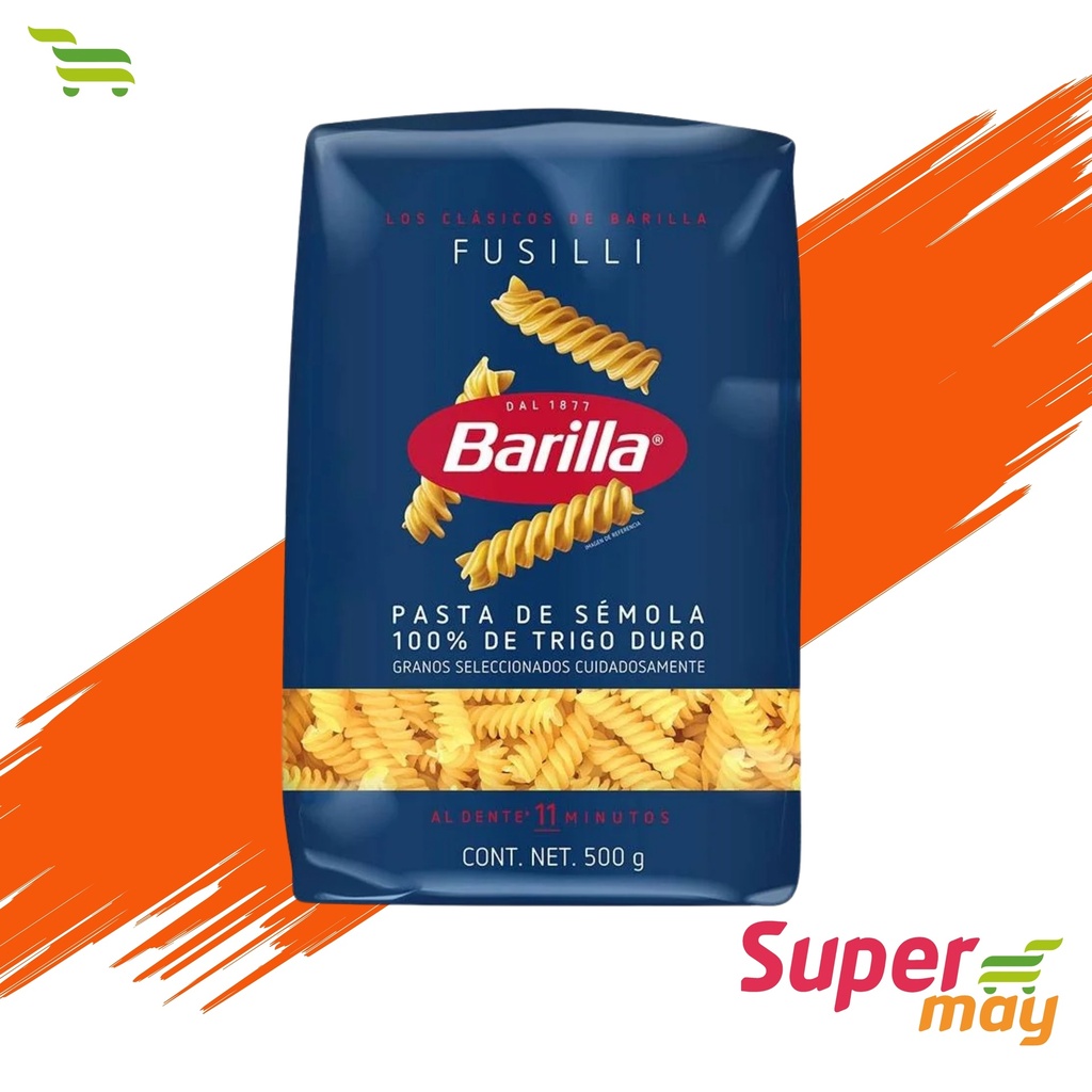 BARILLA FUSILLI PASTA 500 GR