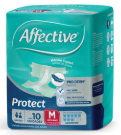 AFFECTIVE ACTIVE PAÑAL MED 10 UDS