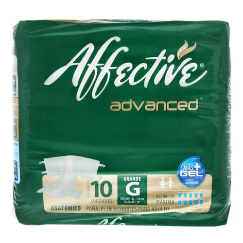 AFFECTIVE ADVANCE PAÑAL GDE 10 UDS