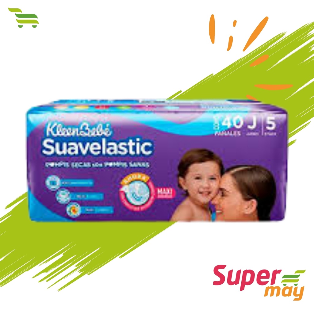 SUAVELASTIC JUMBO PAÑAL 40 UDS
